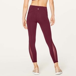 EUC Train Times Pant 25” Deep Rouge